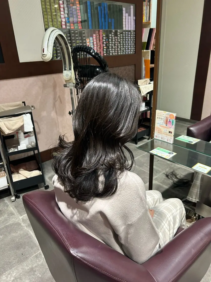 カラー 透明感カラー グレージュ ヘアカラー トリートメント LaBless 天王寺RINOのヘアスタイル
