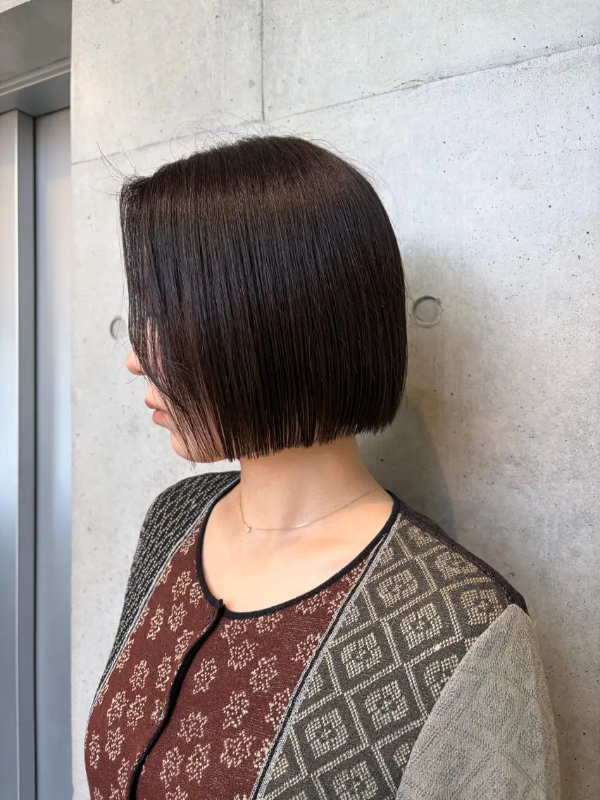 ショート カラー ヘアアレンジ カット ヘアカラー トリートメント ボブ艶モテカラー🫧 カリンのヘアスタイル