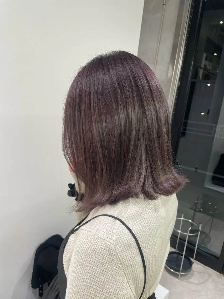 ショート hana🍑 ブリーチなしピンクのヘアスタイル
