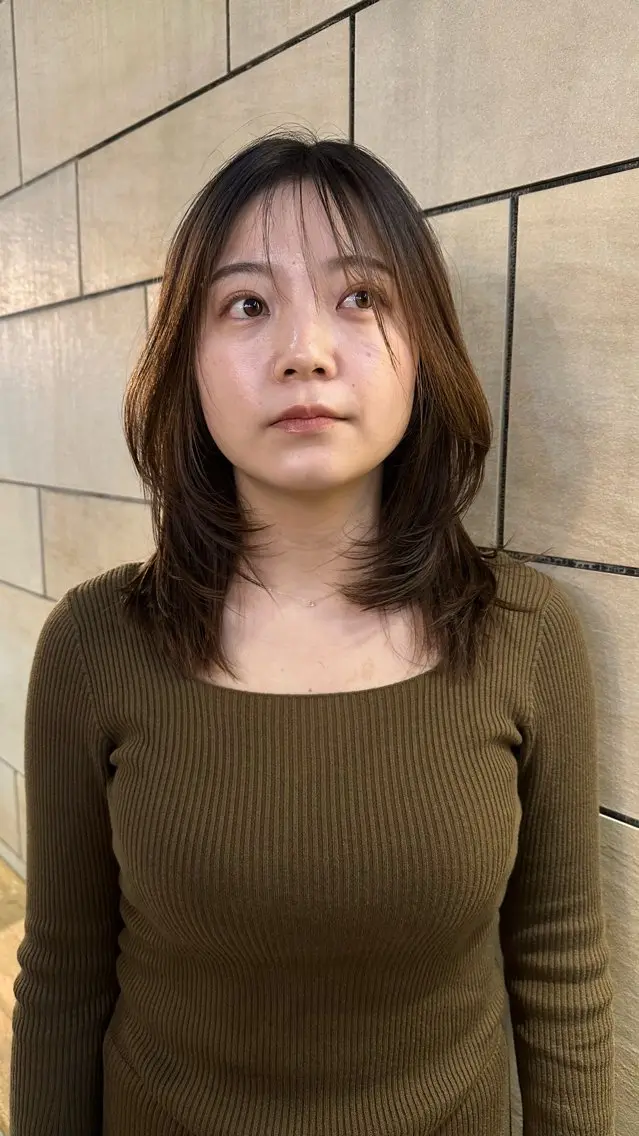 ミディアム ショートカットパー マ🫧kotoneのヘアスタイル