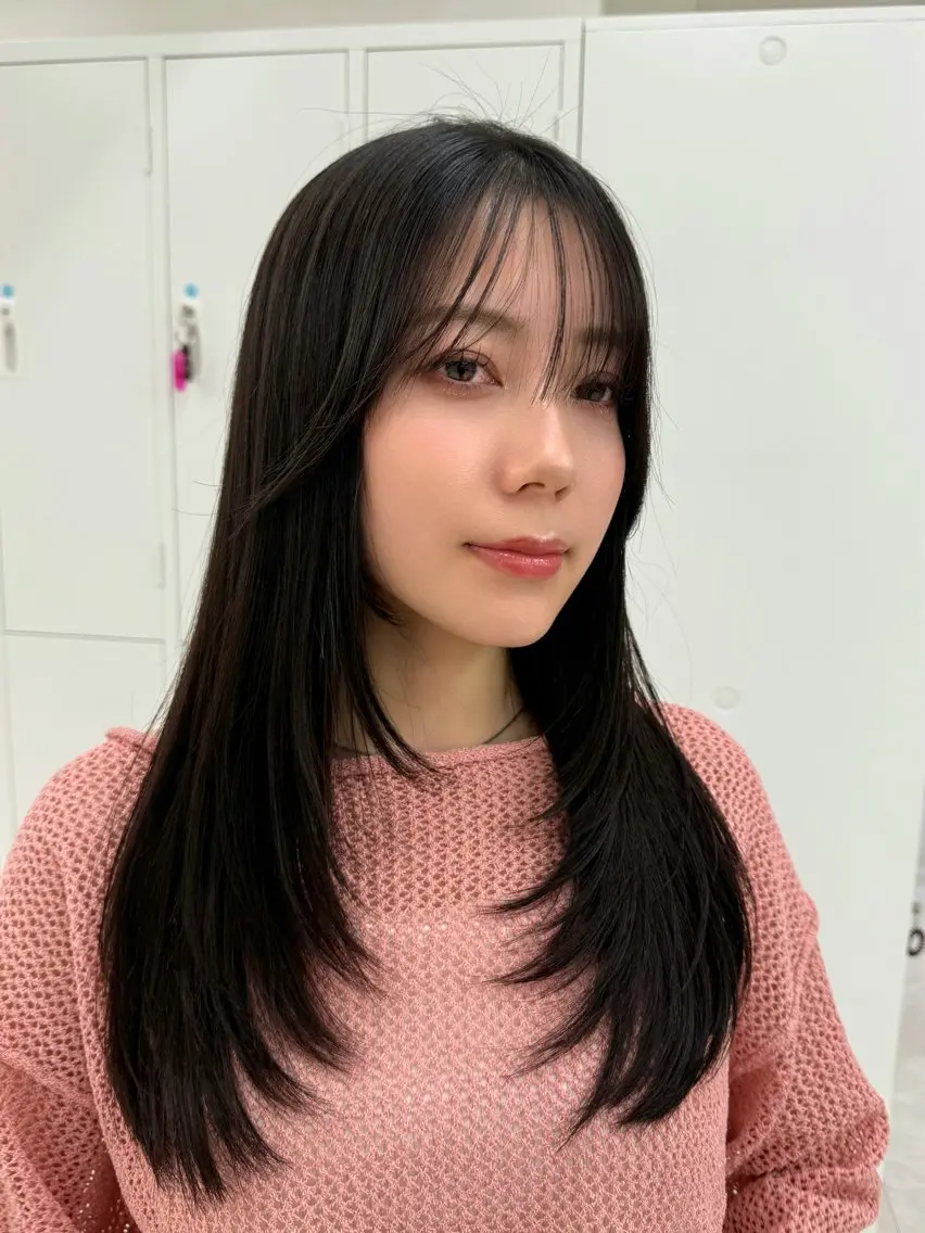 ロング カット hiromu/ レイヤー/渋谷のヘアスタイル