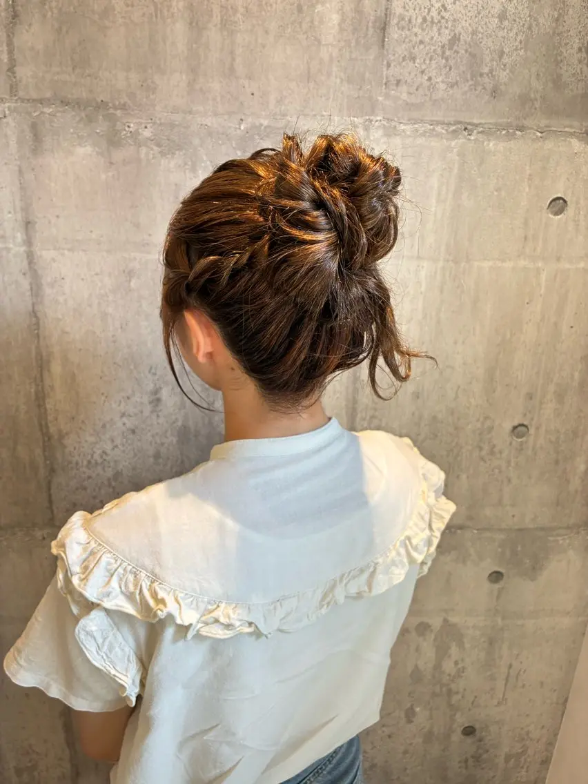 ミディアム ヘアアレンジ ヘアセット attra昭和町店. momoのその他イメージ