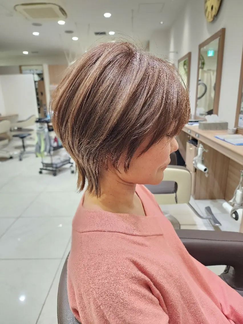 ショート カラー ベージュカラー ブリーチ ハイライトカラー ハイライト 髪質改善 カット ヘアカラー カラー特化🔥中村 和貴<Ash津田沼>のヘアスタイル