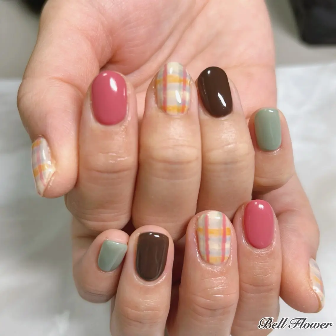 ネイル ハンドネイル Bell Flowerのネイルデザイン