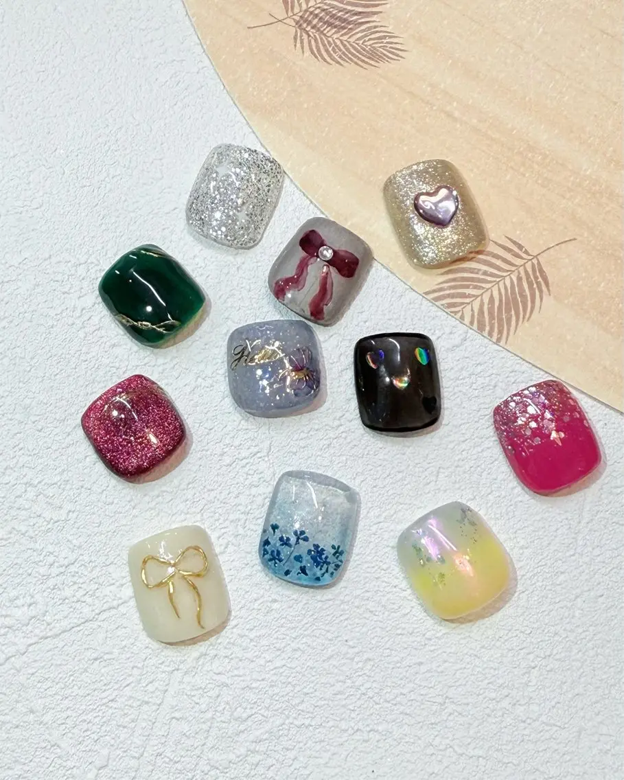 ネイル アートネイル フットネイル Agate miku🎀‧₊のネイルデザイン