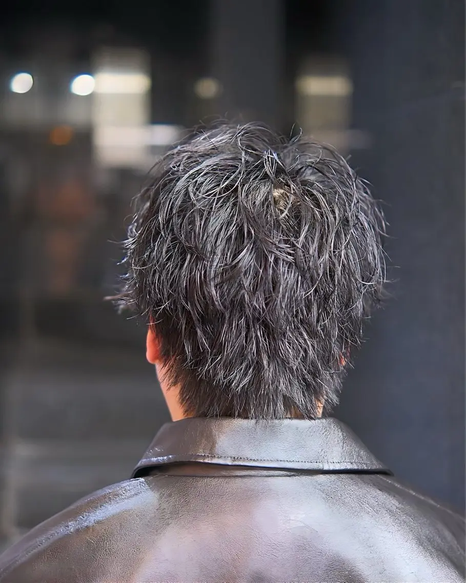 パーマ メンズ 大村 昂平のヘアスタイル