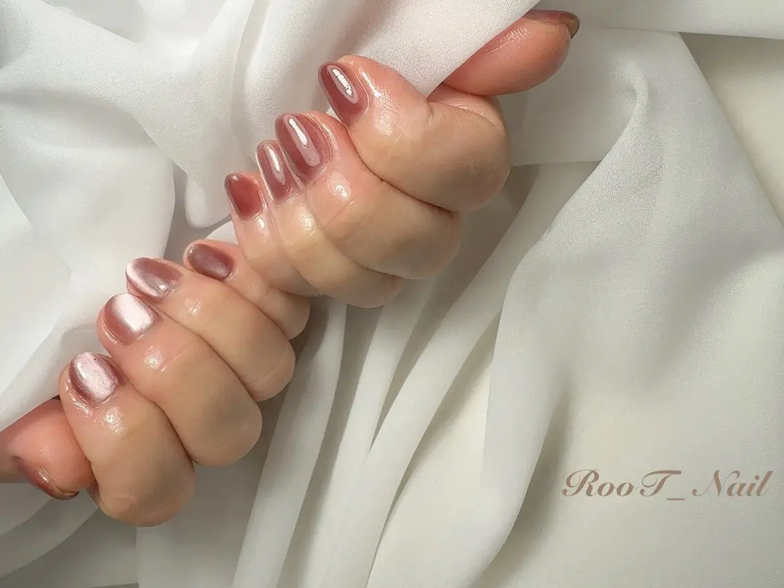 ネイル マグネットネイル ハンドネイル RooT Nailのネイルデザイン