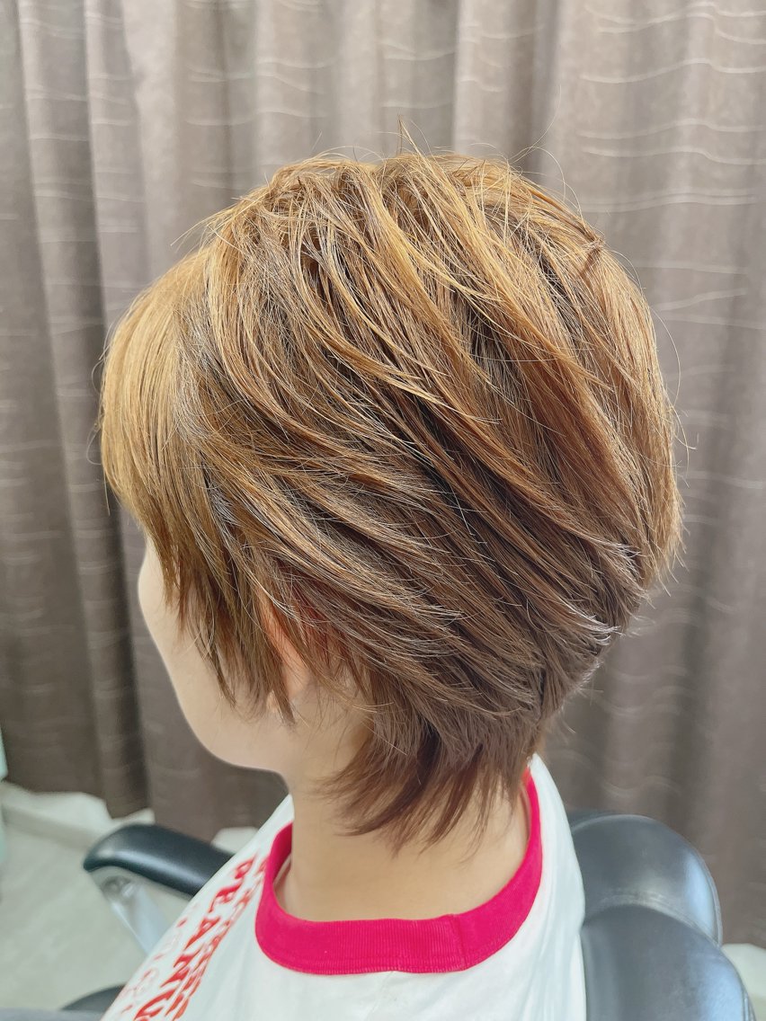 セミロング カラー ヘアアレンジ カット ヘアカラー 千佳 CHIKAのヘアスタイル