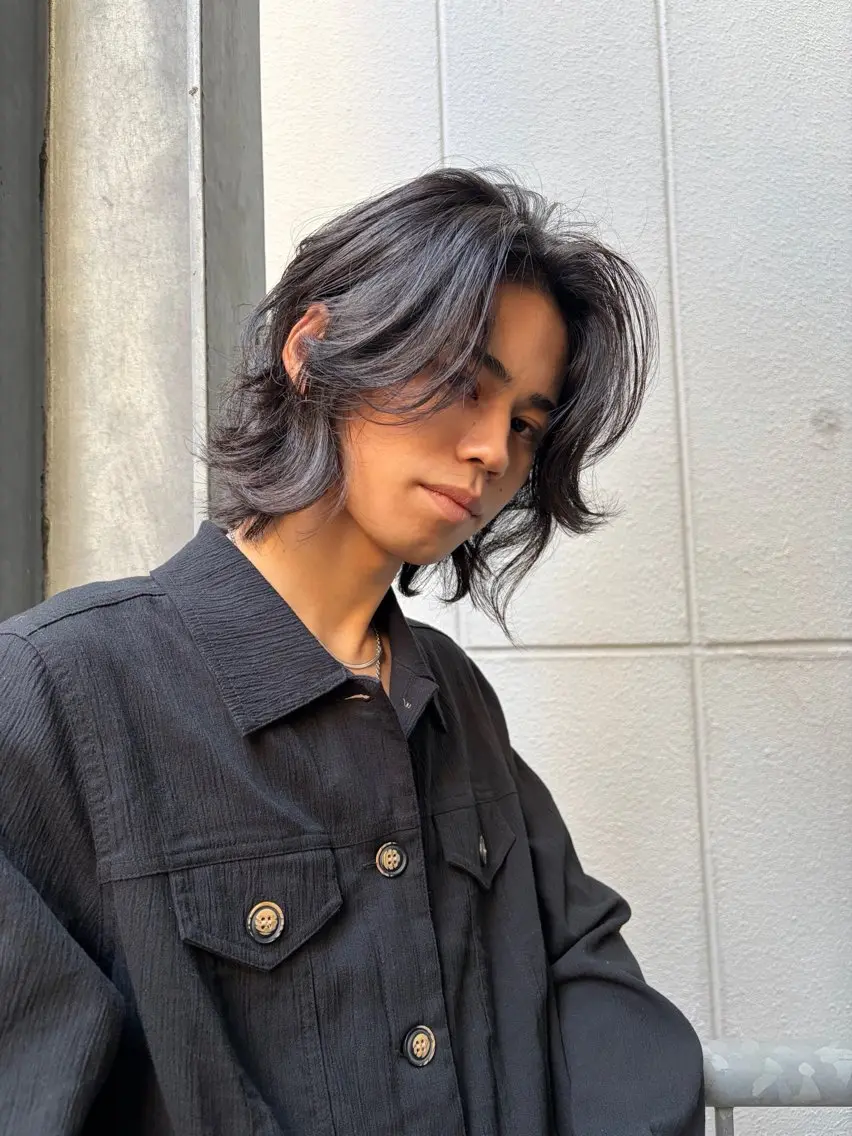 ミディアム メンズ 縮毛矯正モデル募集★ みうのヘアスタイル