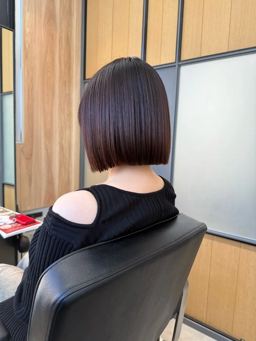 ショート カラー ボブ カット ヘアカラー トリートメント 神戸ボブ✂️ ioe三宮/田 伸佳のヘアスタイル