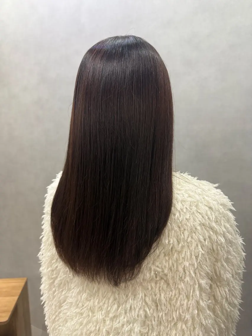 セミロング カラー ヘアカラー 透明感カラー/パーマ 🌀アオノのヘアスタイル