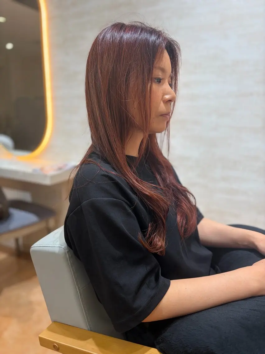 セミロング カラー 似合わせカラー/お悩 み改善/Sorutoのヘアスタイル