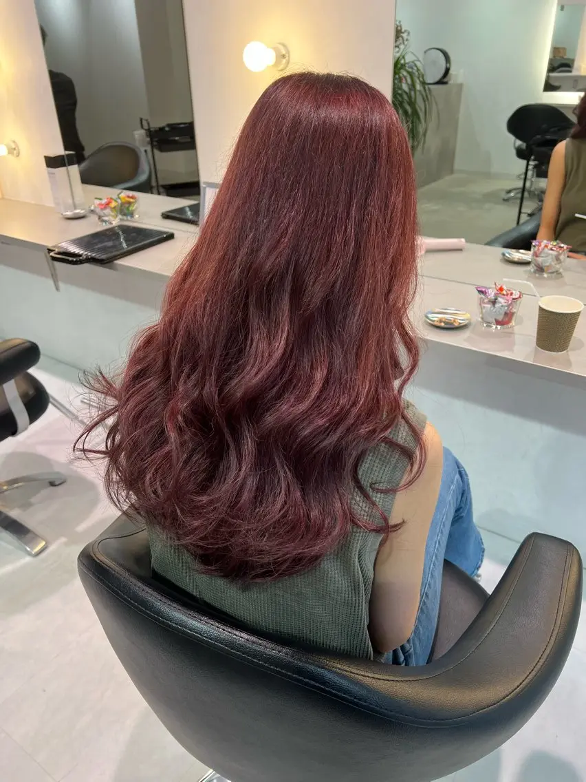 ロング VISION 巻幡野花のヘアスタイル