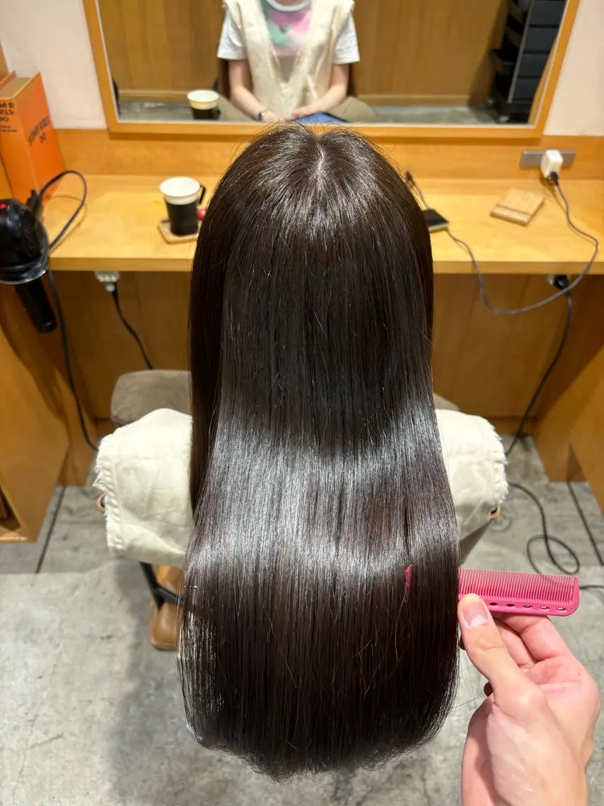 ロング カット ヘアカラー トリートメント 【Amphi Tokyo】宮原のヘアスタイル