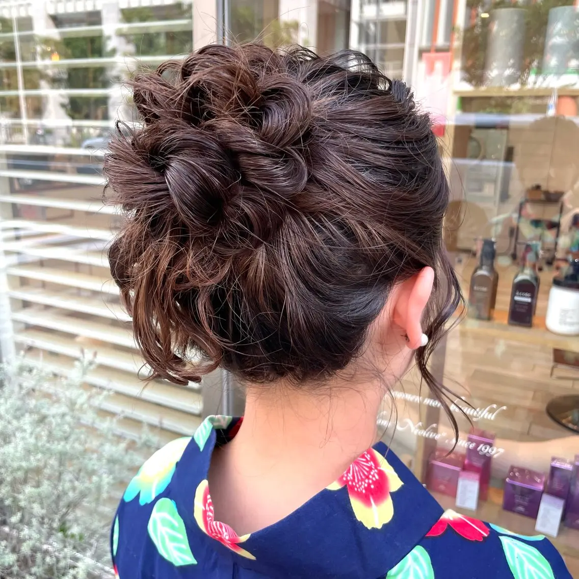 ヘアアレンジ お団子ヘア ヘアアレンジ 🌿あがりれいなのその他イメージ