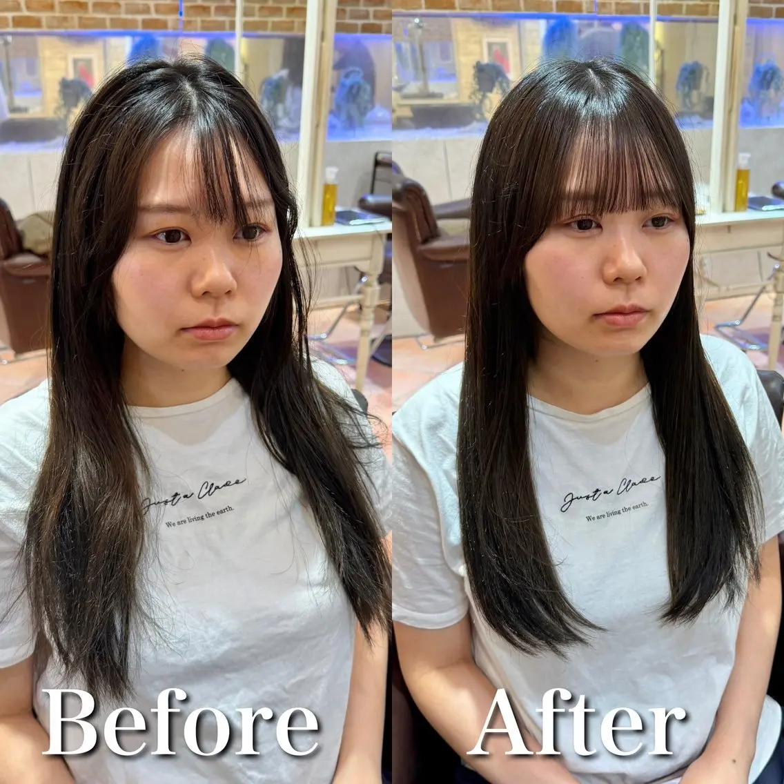 ロング パーマ 縮毛矯正 カット パーマ 縮毛矯正 トリートメント 🌟クロスパーマ🌟 YAGIのヘアスタイル