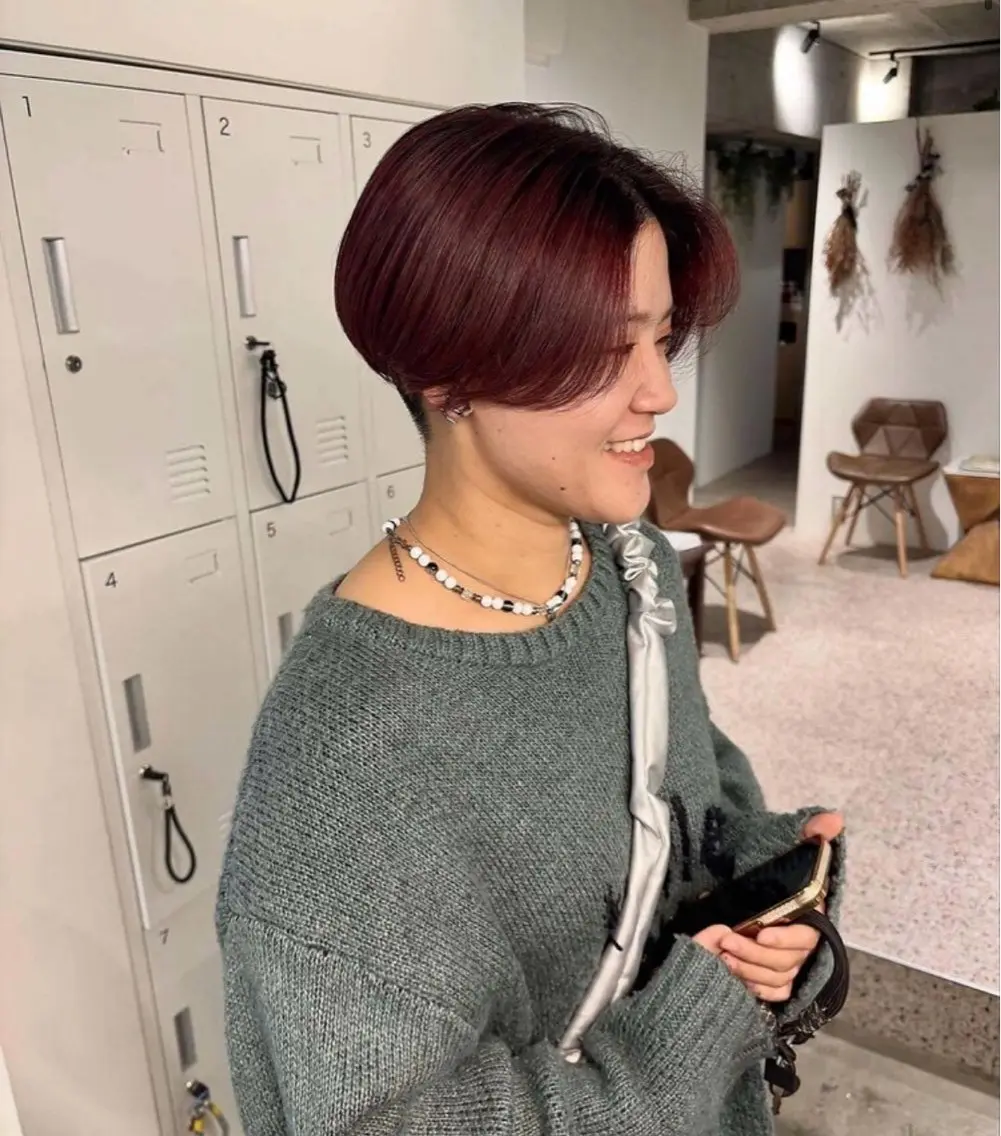 カラー hinakoカラー モデル募集のヘアスタイル