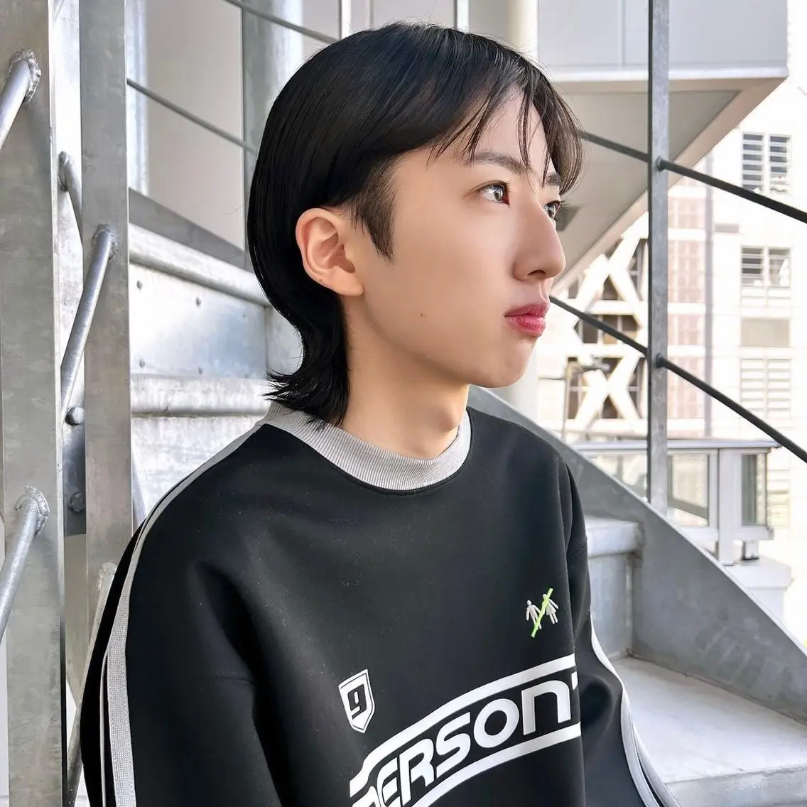 メンズ マッシュウルフ マッシュ メンズウルフカット ウルフカット カット 縮毛矯正 レイヤー / メンズ 🇰🇷 細江 美紅のヘアスタイル