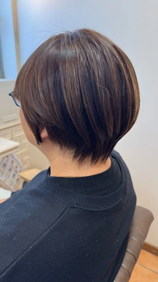 ショート ショートヘア カット ヘアカラー 奈良／富雄／生駒 ショート/川元裕範のヘアスタイル