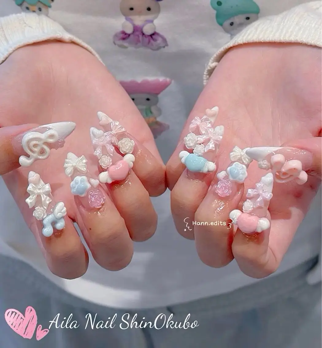 ロング Aila Nail Shinokuboのネイルデザイン