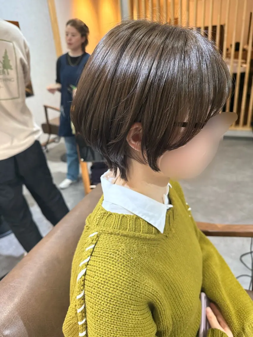 ショート カラー カット ヘアカラー Bish Yanaのヘアスタイル