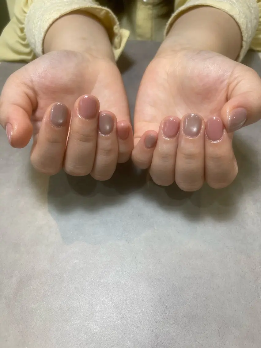 ネイル マグネットネイル ハンドネイル Viu nail salonのネイルデザイン