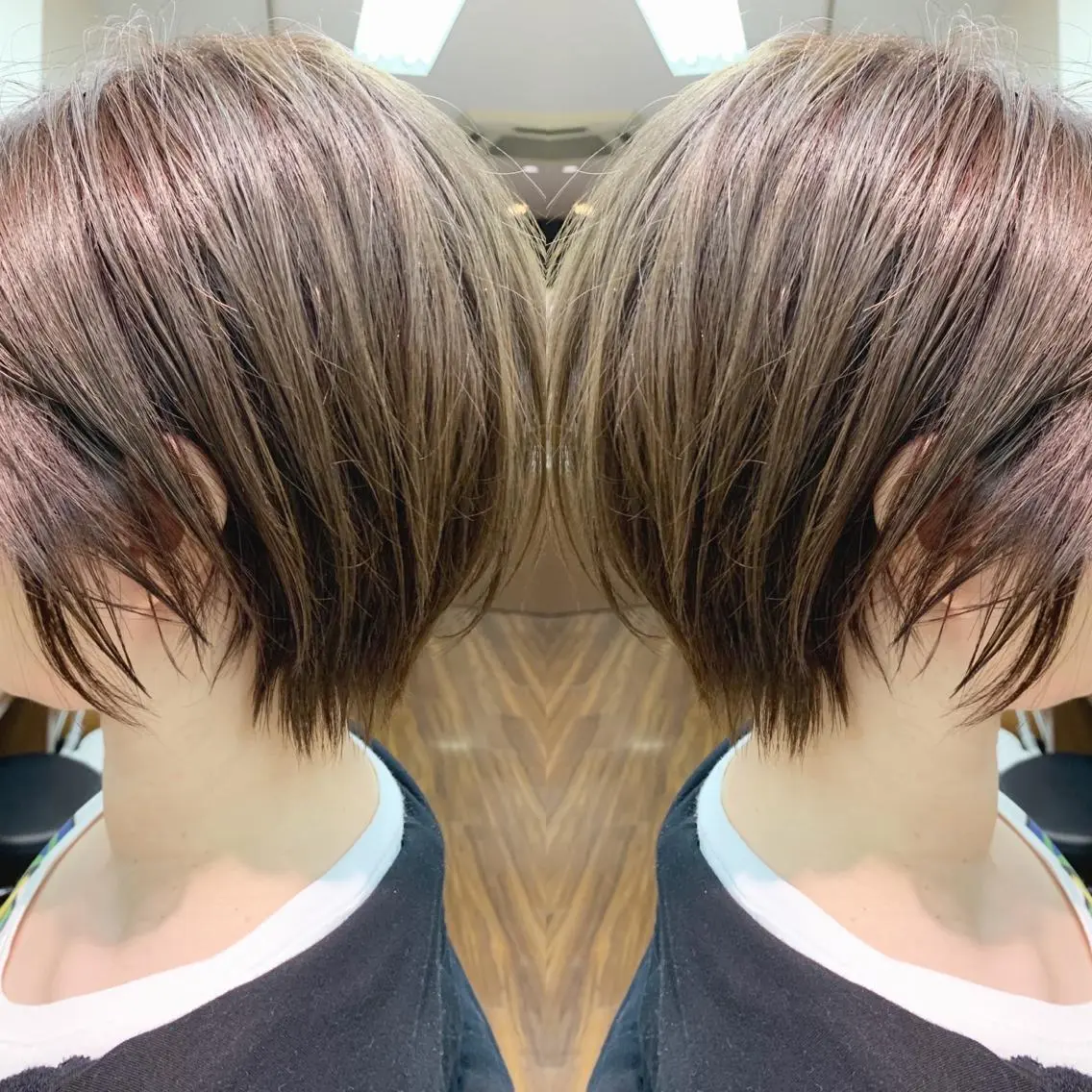 ショート ハンサムショート ショートヘア カット ヘアカラー H (エイチ) 烏丸御池店のヘアスタイル