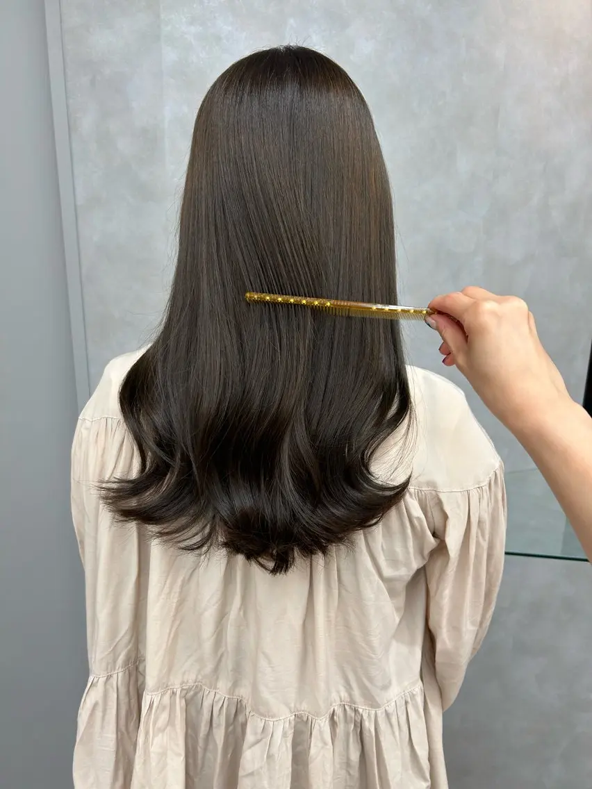 ロング ショートヘア 縮毛矯正/福田梢のヘアスタイル