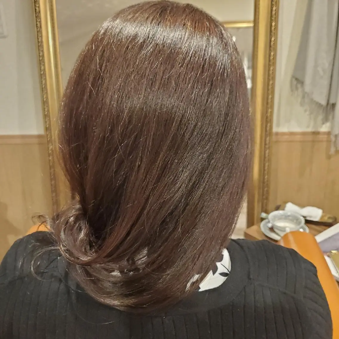 ロング パーマ 外国人風カラー 縮毛矯正 トリートメント デジタルパーマ カット パーマ spa hair ark 富井直美のヘアスタイル