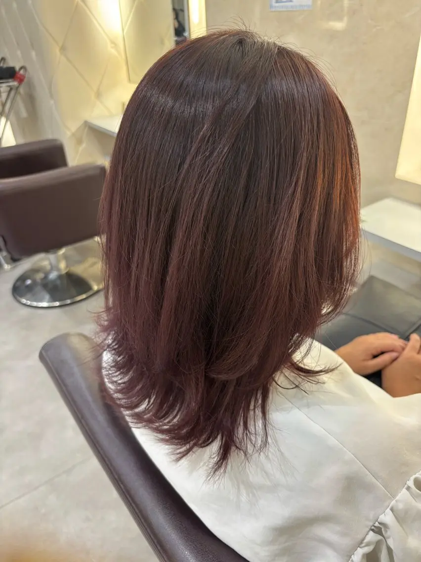 🌸カット+エドルカラー+前処理TR+マーブ🌸の写真