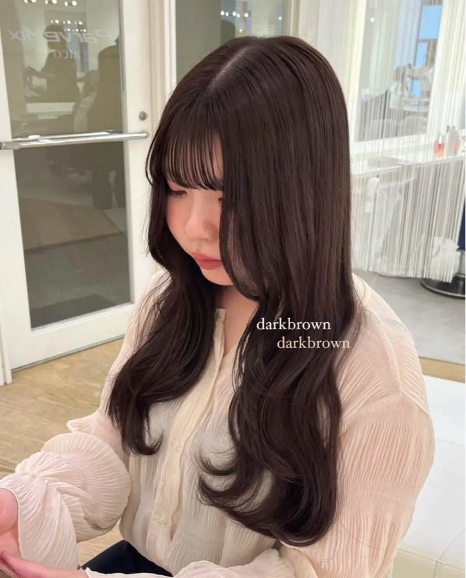 ロング カラー ヘアカラー ParveMix ♡白神みやびのヘアスタイル