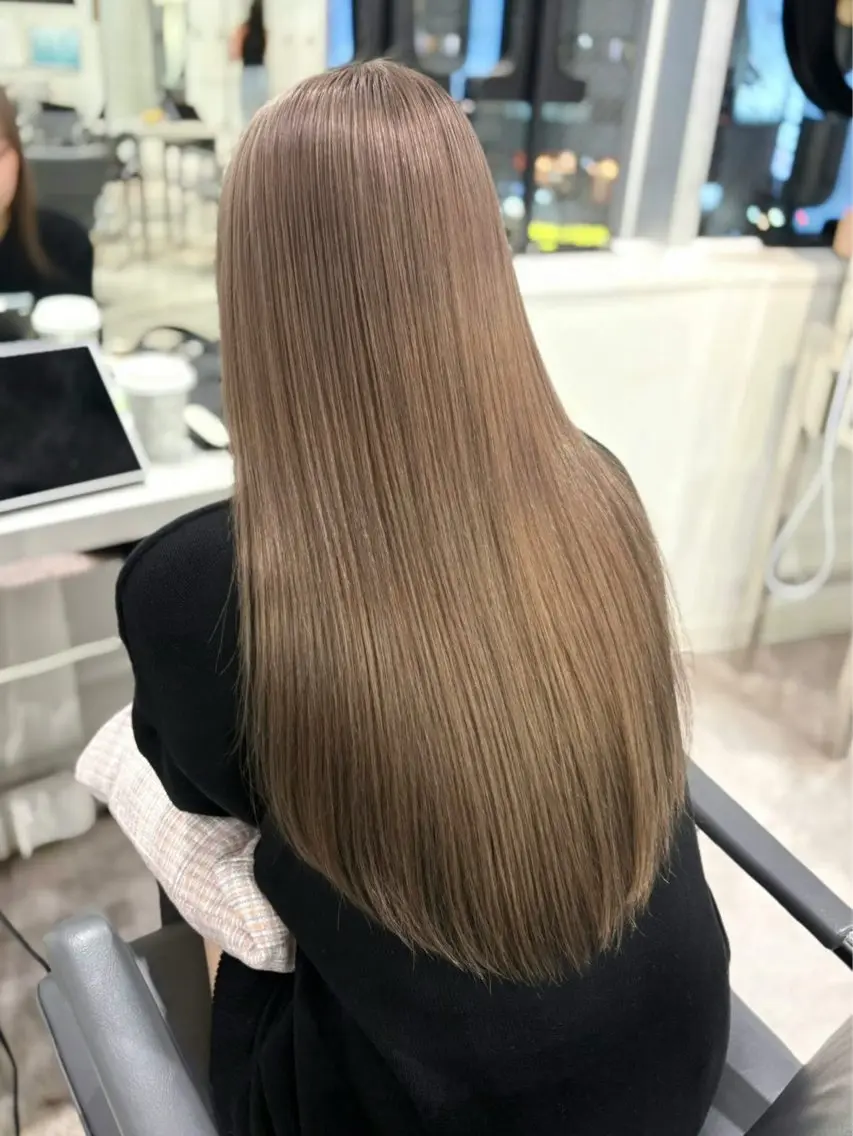 セミロング ヘアカラー 透明感カラー/銀座 /Kazukiのヘアスタイル