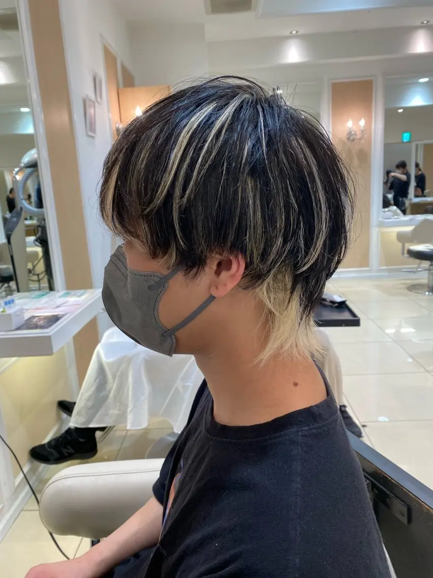 ショート カラー メンズ カット ヘアカラー メンズ特化型美容師 栗山勇人のヘアスタイル