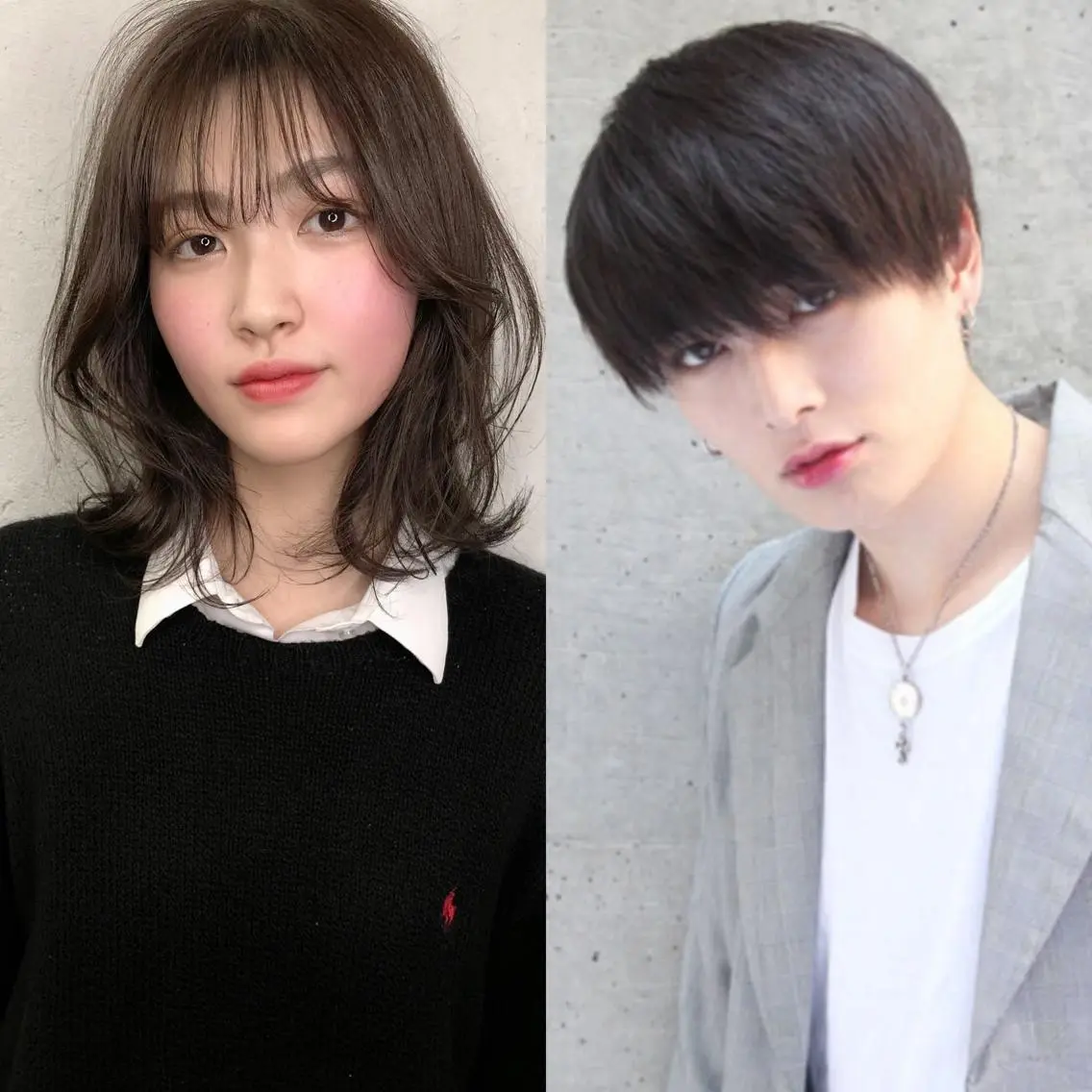 セミロング カラー パーマ メンズ メンズブリーチ アディクシーカラー アッシュ アッシュグレー ベージュカラー 前髪顔周りカット 沼田 拓斗のヘアスタイル