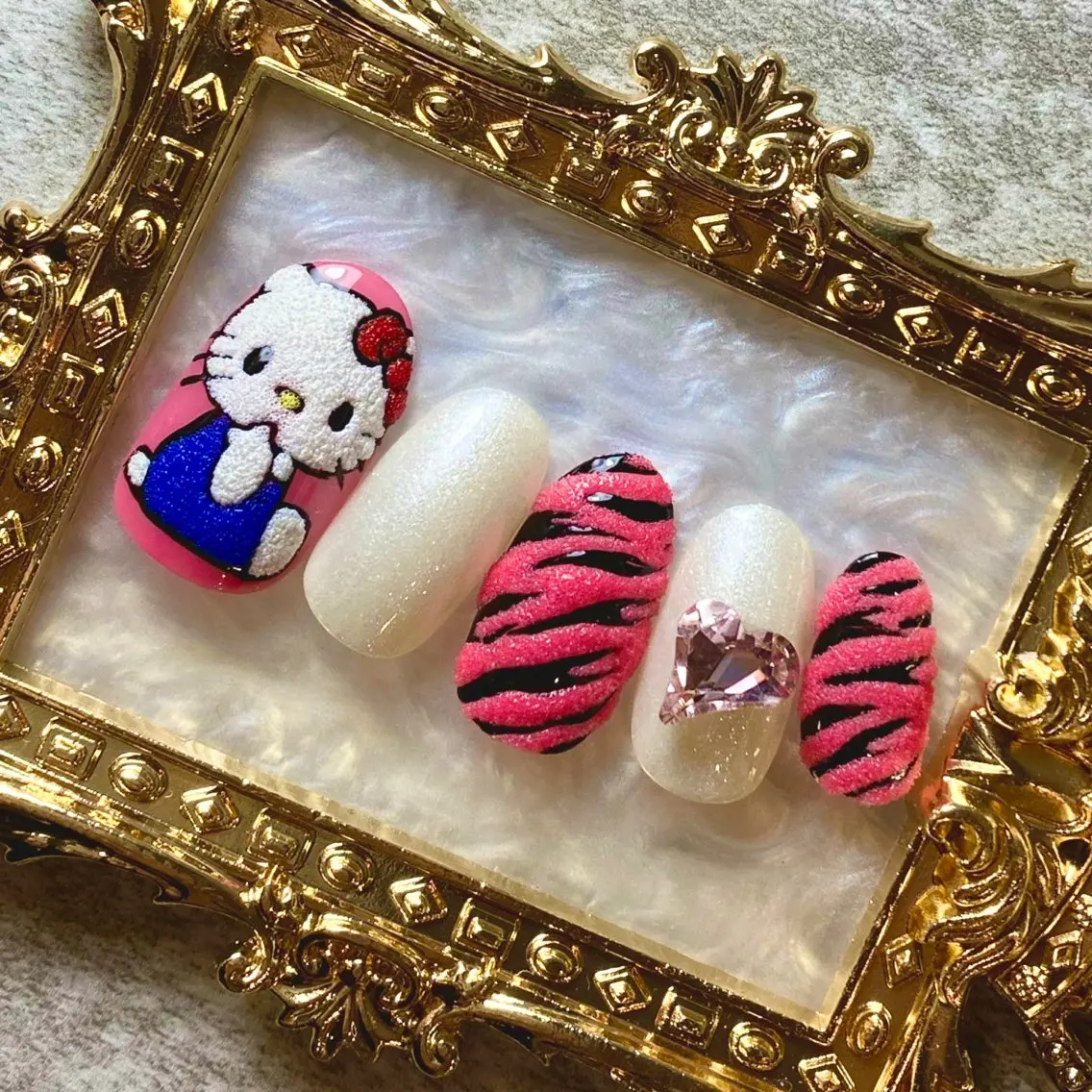 ネイル アニマル柄 ハンドネイル Narumi nailのネイルデザイン