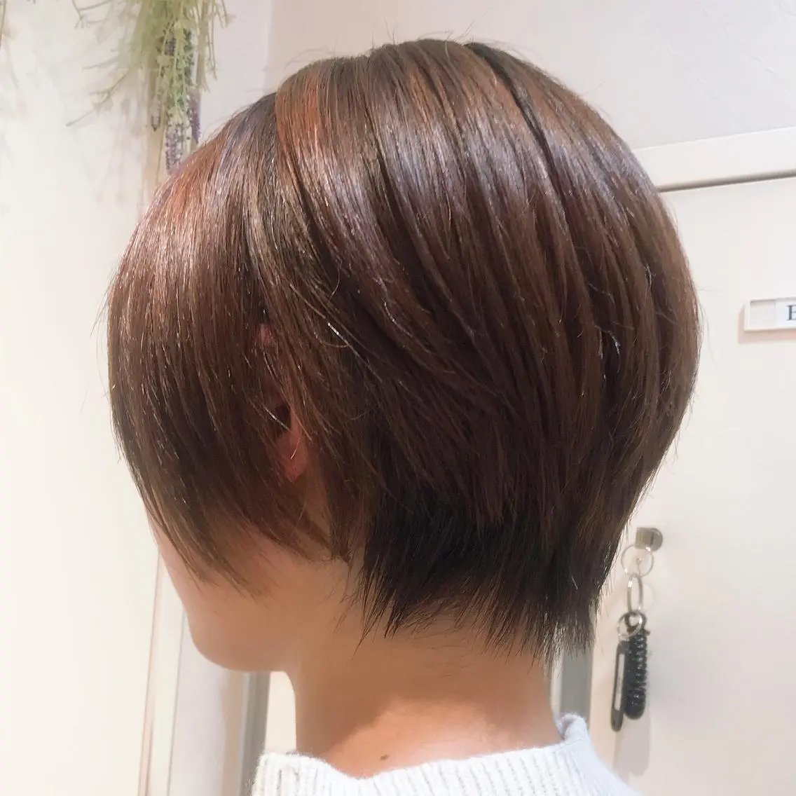 ショート 艶髪✨髪質改善カラー 楠本浩子のヘアスタイル