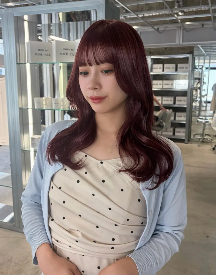 セミロング カラー カット ヘアカラー トリートメント ダブルカラー/レイヤ ーカット 🤍ゆきなのヘアスタイル