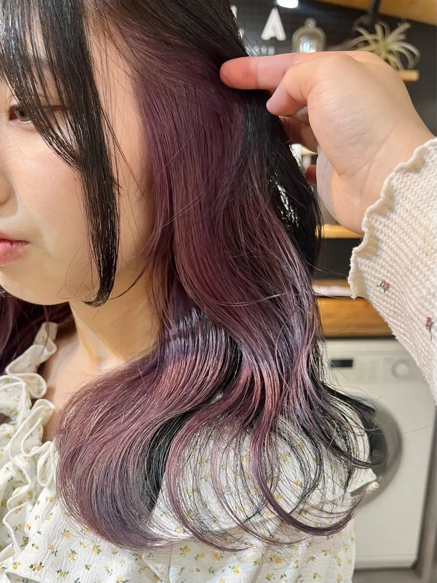 ロング ヘアカラー 暖色カラー/レイヤー カット☁️MEI☁️のヘアスタイル