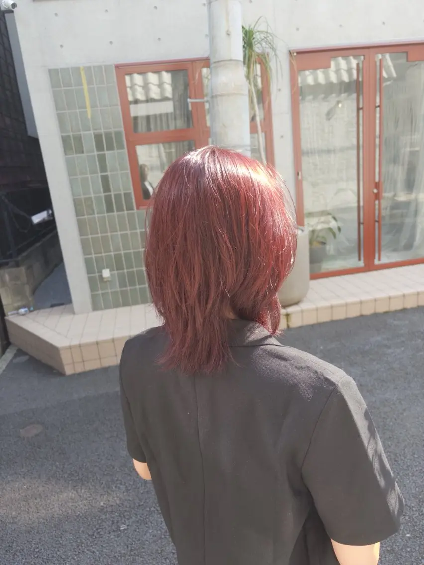 ミディアム カラー SHO 👻原宿 /艶カラーのヘアスタイル