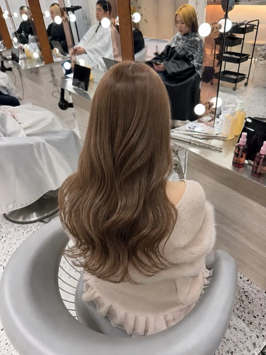 ロング カット ヘアカラー トリートメント 🤎透明感カラー/ suguru🤍のヘアスタイル