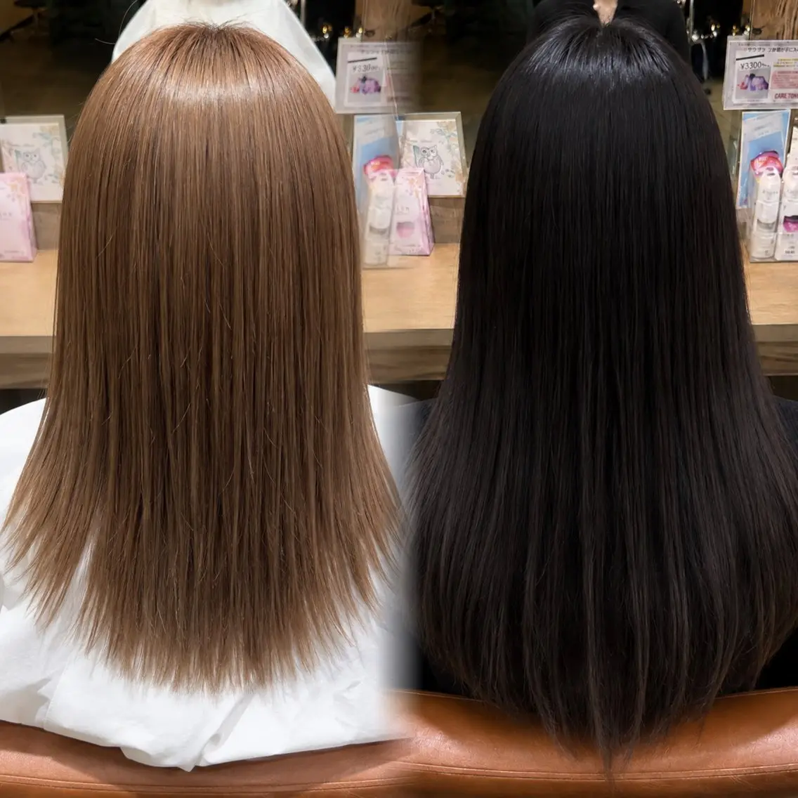 ロング ヘアカラー エクステ エクステ×髪質改善× 𝑺𝑬𝑵𝑹𝑰のヘアスタイル