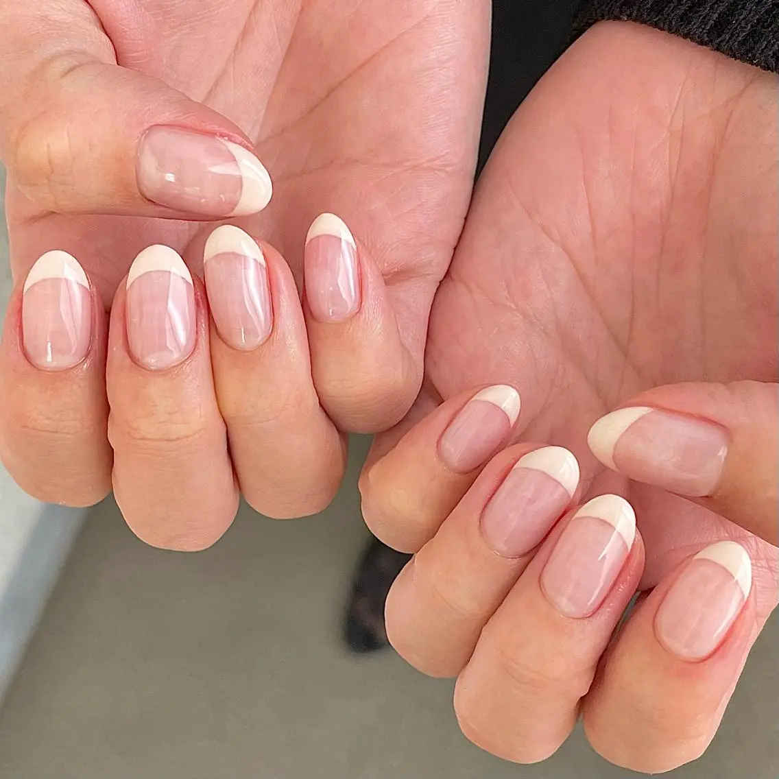 ネイル フレンチネイル ハンドネイル Nailsalon BLOOM🌷 山崎のネイルデザイン