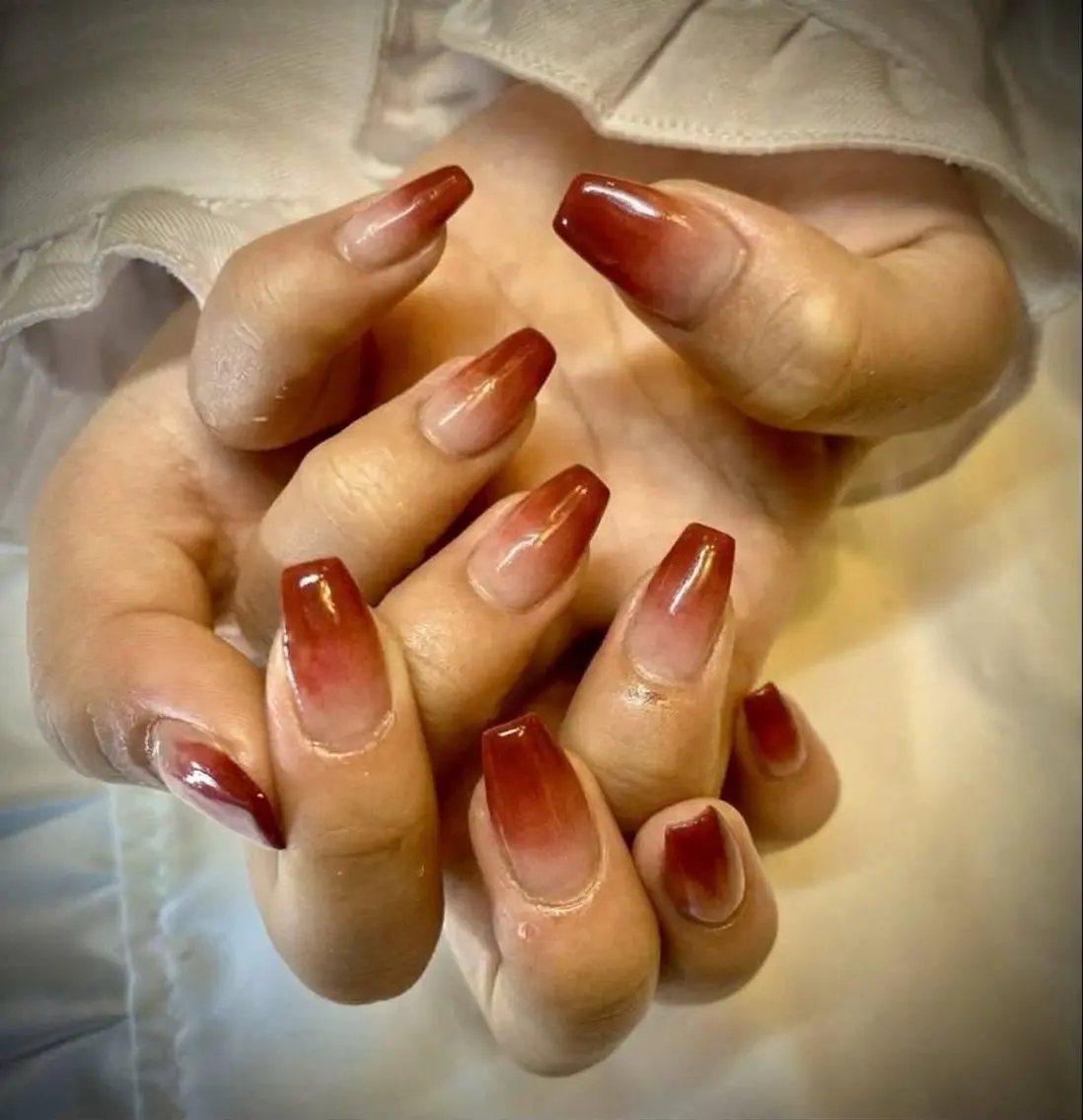 ネイル ボルドー マグネットネイル ハンドネイル Rafinesse Nail salonのネイルデザイン