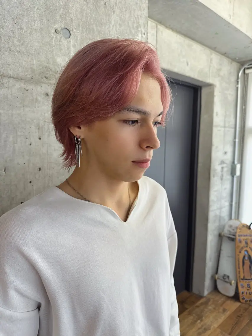 カラー メンズ ヘアカラー トリートメント 🎨デザイン🥇 美髪・艶髪 日暮千敬のヘアスタイル