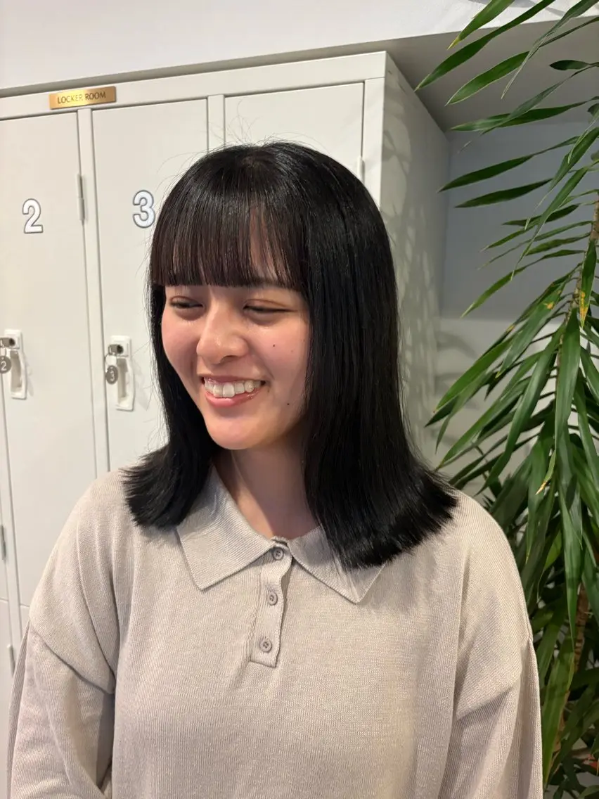ミディアム カラー 暖色カラー／ ヘアセット🌛櫻井舞のヘアスタイル