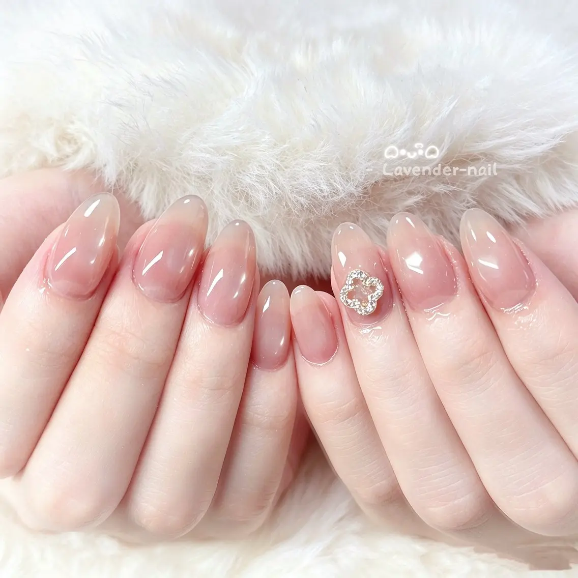 ネイル ハンドネイル Lavender nail·中島公園のネイルデザイン