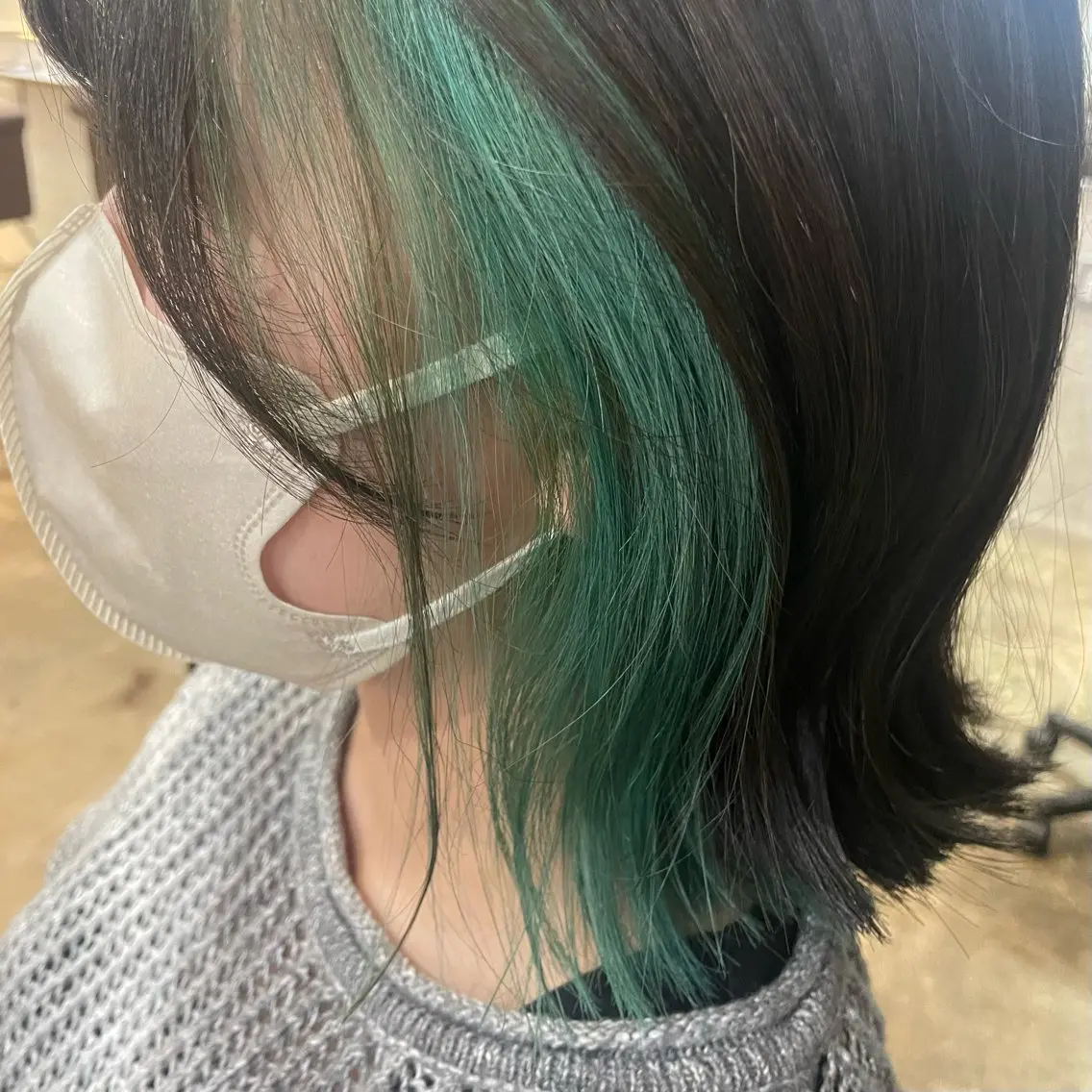 ミディアム カラー ヘアカラー FERIAあべの KARINのヘアスタイル