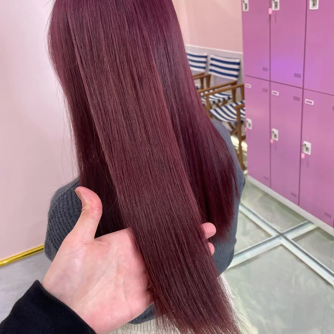 ミディアム カラー ヘアカラー トリートメント ヘアセット 🫧tatsuki 🫧“lot 横浜“のヘアスタイル