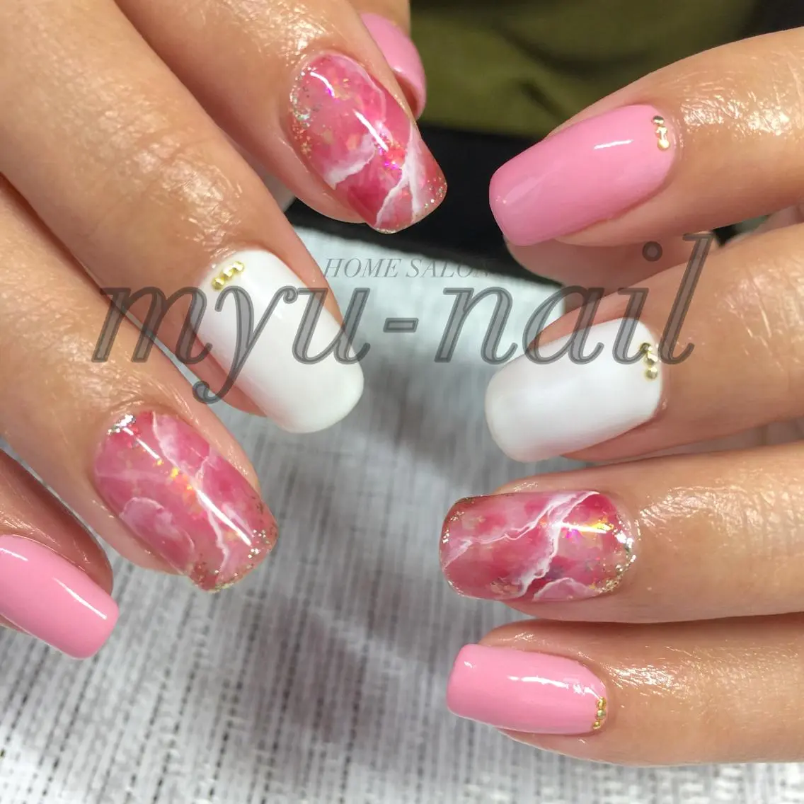 ネイル ハンドネイル ホームサロン myu-nailのネイルデザイン