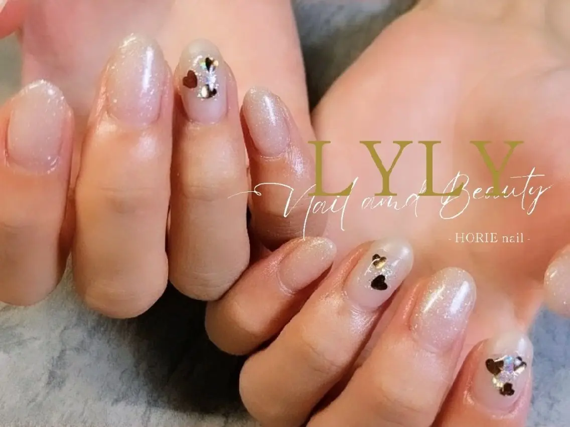 ネイル ハート LYLY ✾ai✾のネイルデザイン